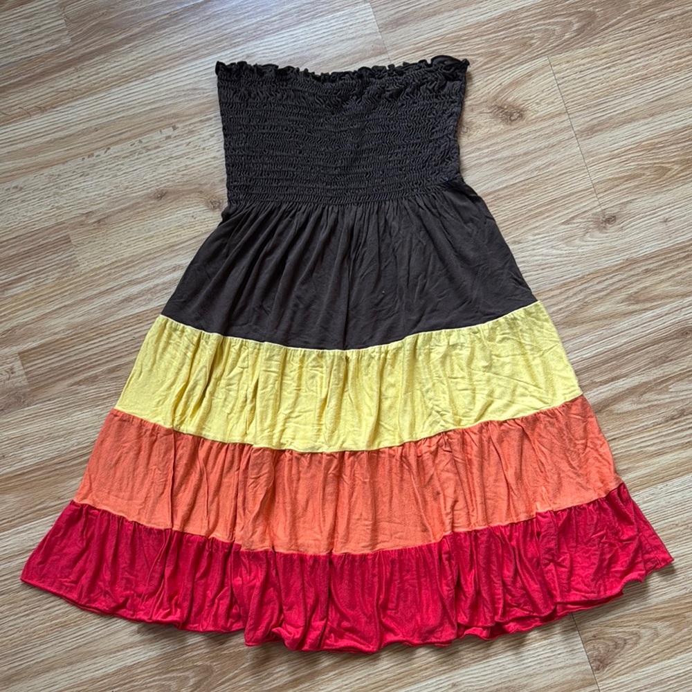 Smocked Swim Coverup - size L